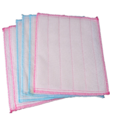 5层加棉8层全纱洗碗布批发厨房清洁抹布百洁布木纤维洗碗巾