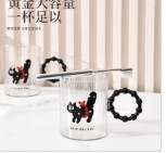 猫趣系列PET透明漱口杯洗漱杯刷牙杯学生牙刷杯子家用儿童刷牙杯